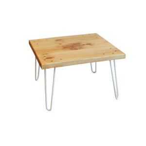 Hair Pin Coffee Table - Natural - White